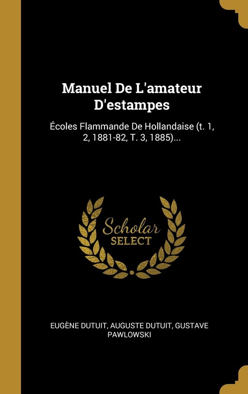 Couverture_Manuel De L'amateur D'estampes