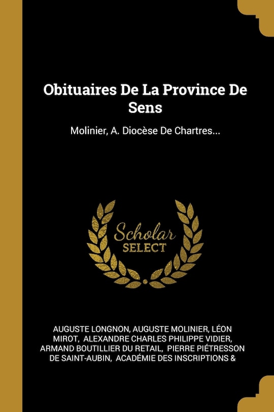 Front cover_Obituaires De La Province De Sens