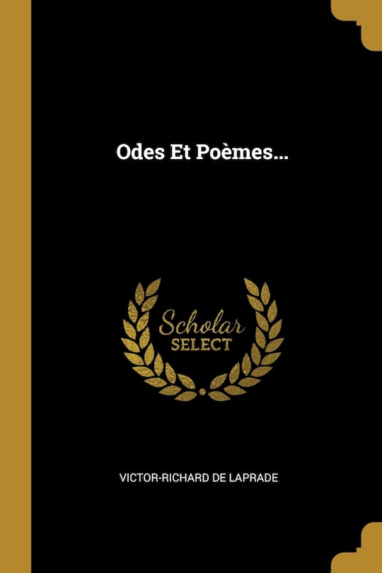 Couverture_Odes Et Poèmes...