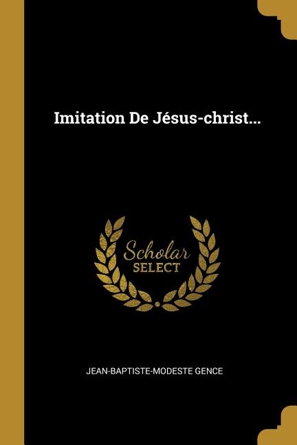 Front cover_Imitation De Jésus-christ...