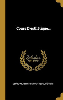 Front cover_Cours D'esthétique...