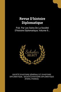 Front cover_Revue D'histoire Diplomatique