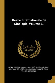 Front cover_Revue Internationale De Sinologie, Volume 1...