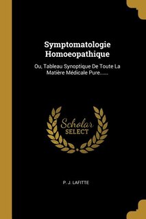 Front cover_Symptomatologie Homoeopathique