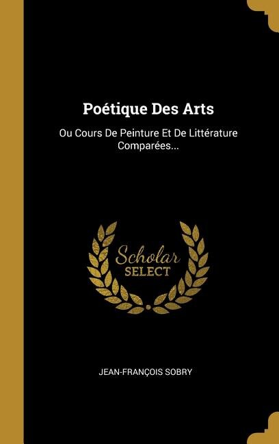 Couverture_Poétique Des Arts