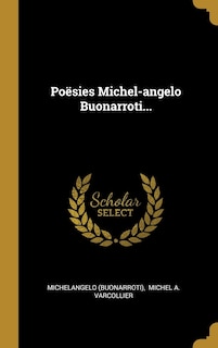 Front cover_Poësies Michel-angelo Buonarroti...