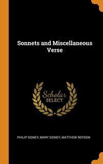 Front cover_Sonnets and Miscellaneous Verse