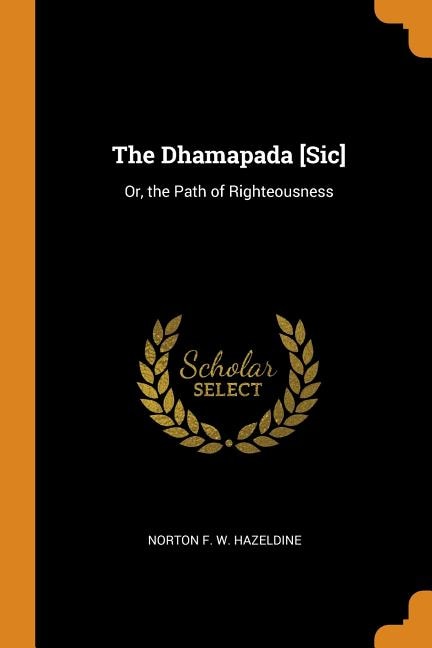 Couverture_The Dhamapada [Sic]