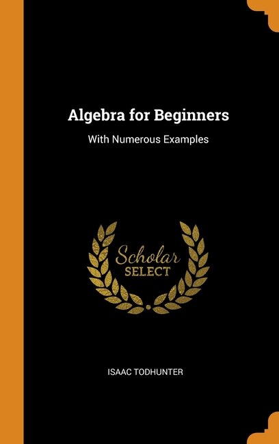 Front cover_Algebra for Beginners