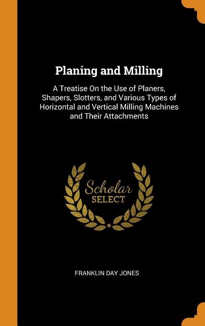Couverture_Planing and Milling