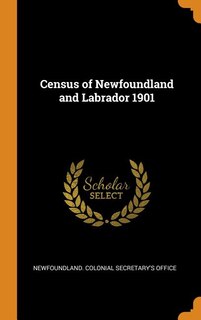 Couverture_Census of Newfoundland and Labrador 1901