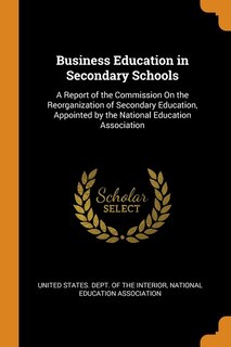 Couverture_Business Education in Secondary Schools