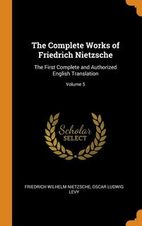 Couverture_The Complete Works of Friedrich Nietzsche