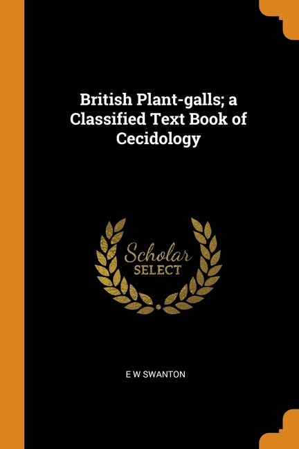 Front cover_British Plant-galls; a Classified Text Book of Cecidology