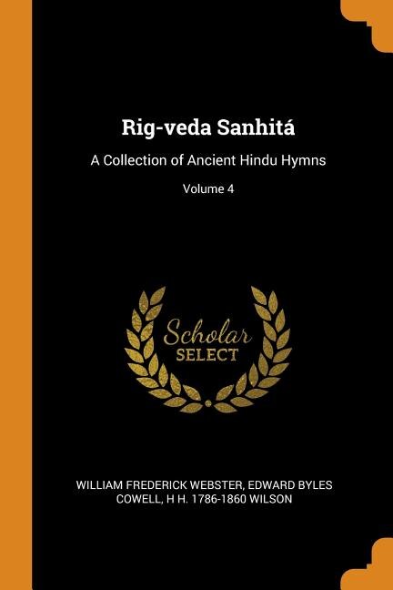Front cover_Rig-veda Sanhitá