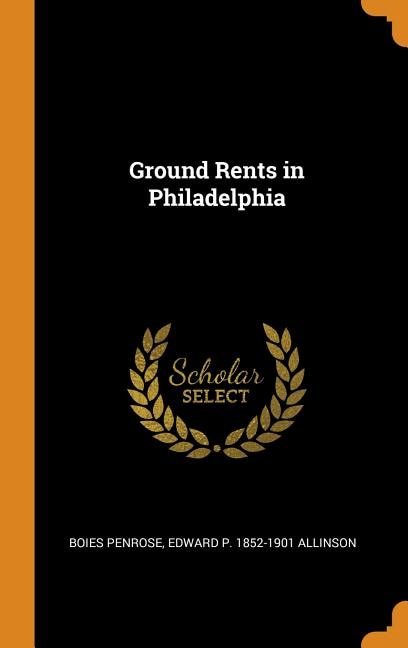 Couverture_Ground Rents in Philadelphia