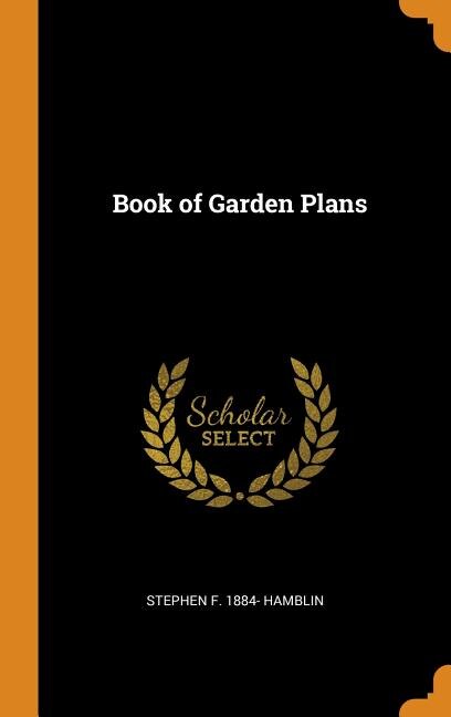 Couverture_Book of Garden Plans