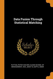 Couverture_Data Fusion Through Statistical Matching
