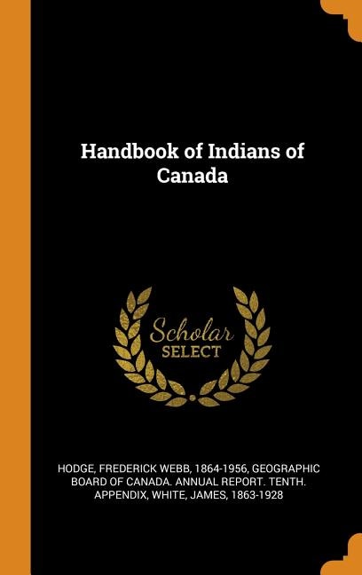 Couverture_Handbook of Indians of Canada