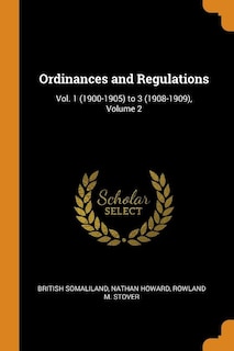 Couverture_Ordinances and Regulations