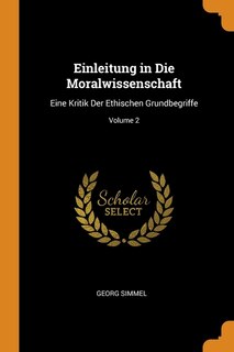 Front cover_Einleitung in Die Moralwissenschaft
