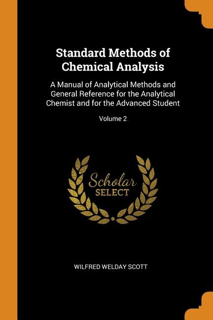 Front cover_Standard Methods of Chemical Analysis