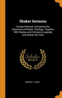 Front cover_Shaker Sermons