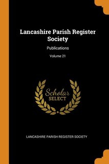 Front cover_Lancashire Parish Register Society