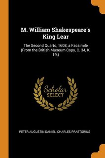 Front cover_M. William Shakespeare's King Lear