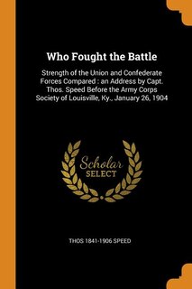 Front cover_Who Fought the Battle