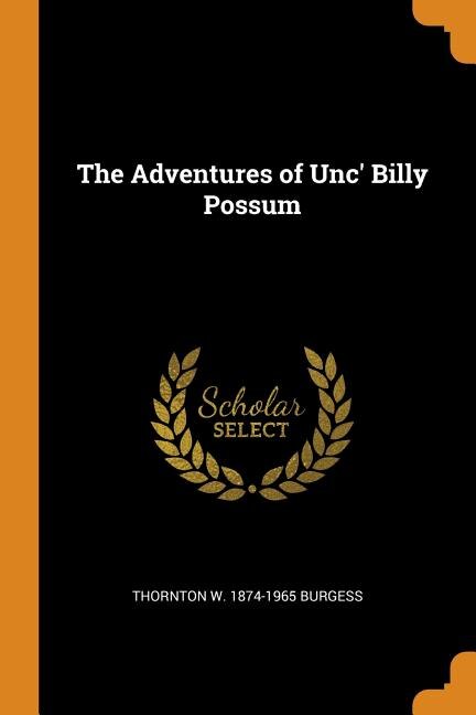 Couverture_The Adventures of Unc' Billy Possum