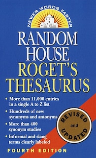 Front cover_Random House Roget's Thesaurus