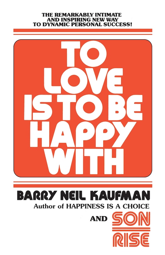 Front cover_To Love Is To Be Happy With