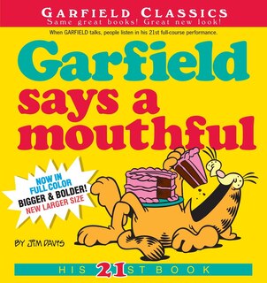 Front cover_Garfield Says A Mouthful