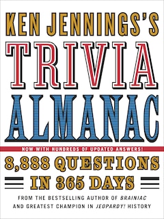 Front cover_Ken Jennings's Trivia Almanac