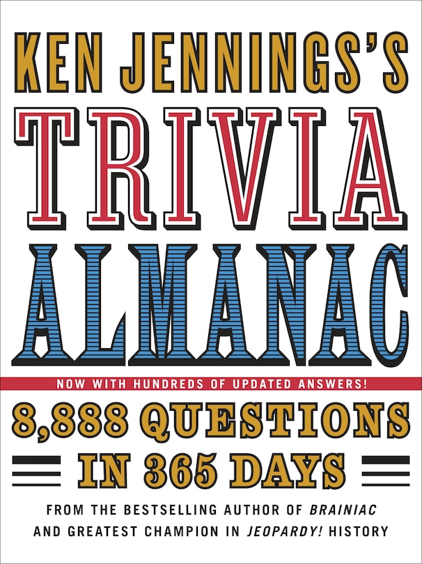 Front cover_Ken Jennings's Trivia Almanac