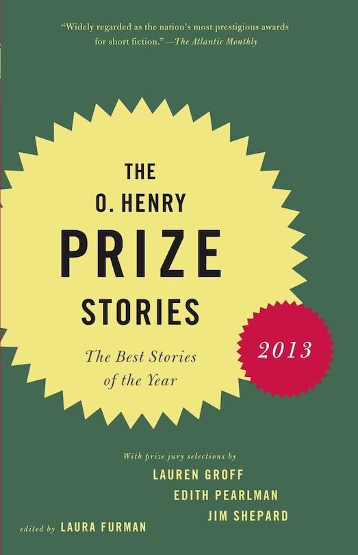 Front cover_The O. Henry Prize Stories 2013
