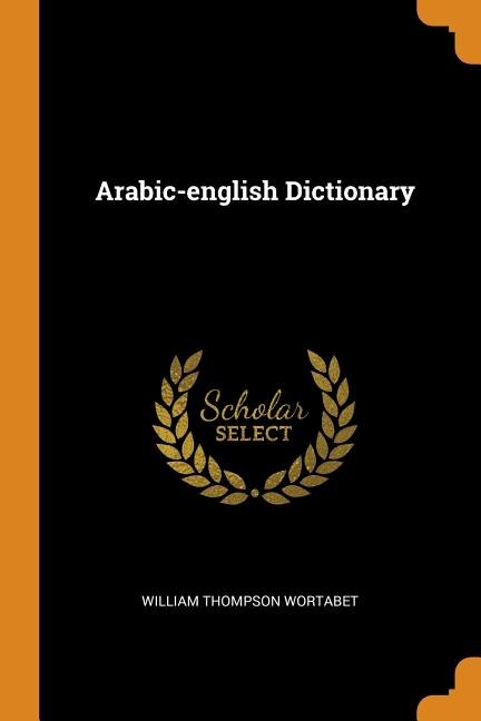 Front cover_Arabic-english Dictionary