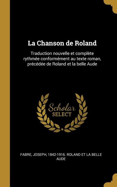 Front cover_La Chanson de Roland