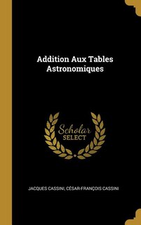 Couverture_Addition Aux Tables Astronomiques