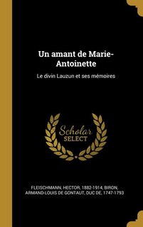 Front cover_Un amant de Marie-Antoinette