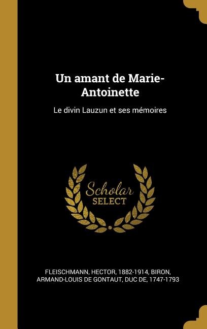 Front cover_Un amant de Marie-Antoinette