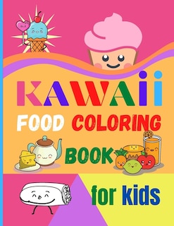 Front cover_Kawaii Food Coloring Book for Kids