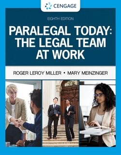 Front cover_Paralegal Today: The Legal Team At Work