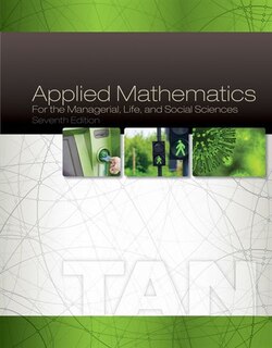 Couverture_Applied Mathematics For The Managerial, Life, And Social Sciences