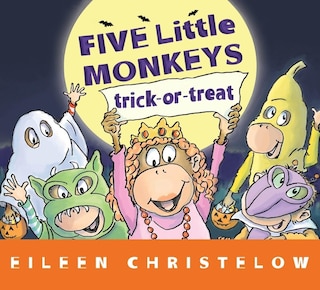 Front cover_Five Little Monkeys Trick-or-treat Lap Board Book