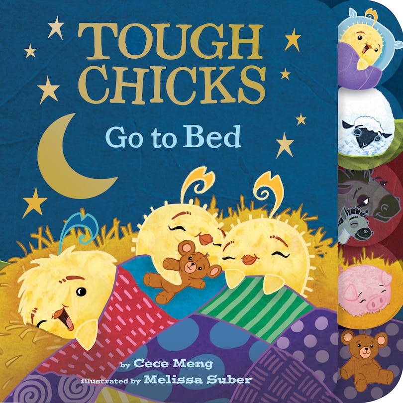 Couverture_Tough Chicks Go to Bed Tabbed Touch-and-Feel Board Book