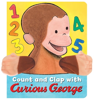 Front cover_Count And Clap With Curious George Finger Puppet Book
