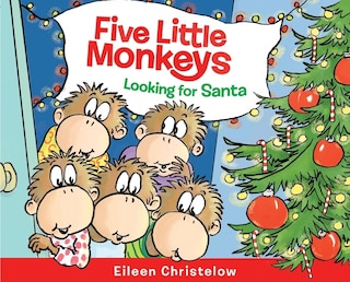 Front cover_Five Little Monkeys Looking for Santa