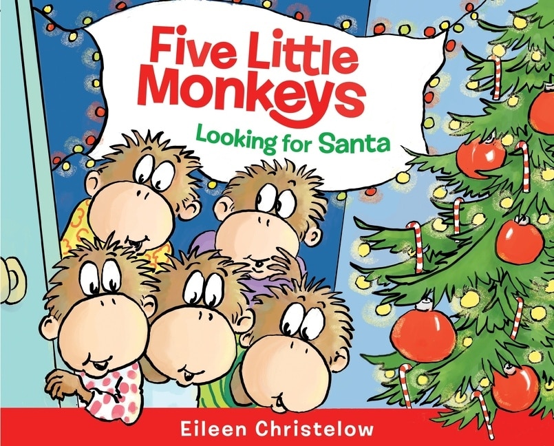 Front cover_Five Little Monkeys Looking for Santa